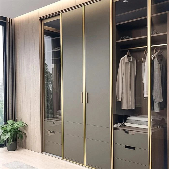 Open Modern Closet Systems With Drawers