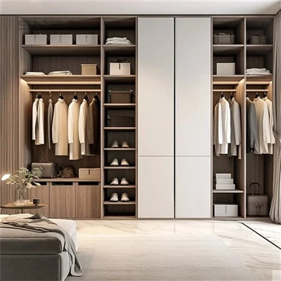 Minimalist Open Closet